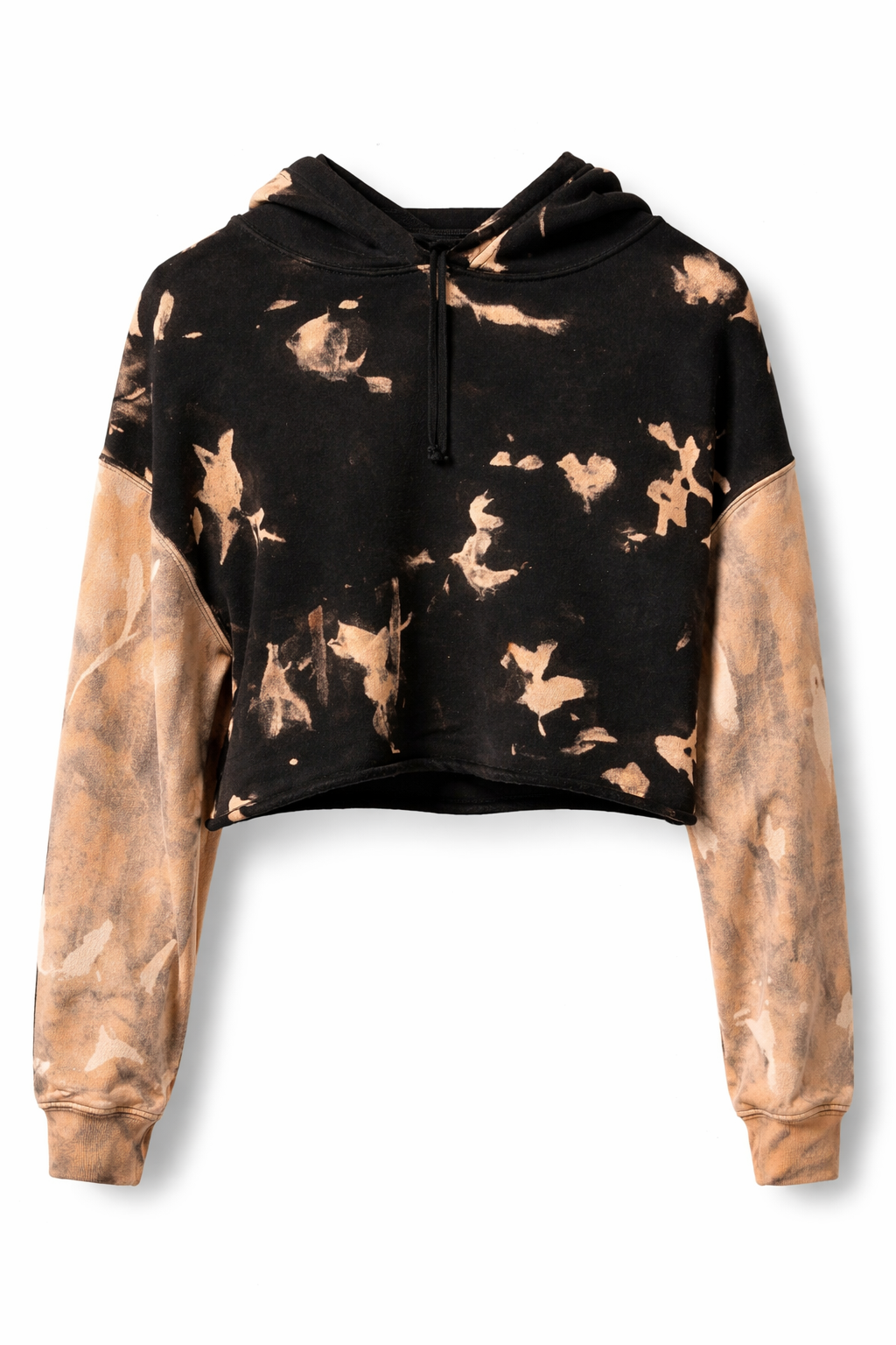 Two Toned Crop Hoodie